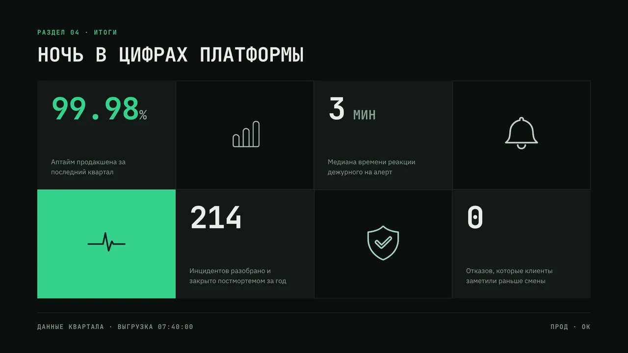 Шаблон «Сигнал»: ключевые цифры
